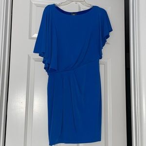 Vince Camuto Royal Blue Asymmetrical Mini Dress XS